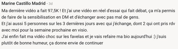 Témoignage client